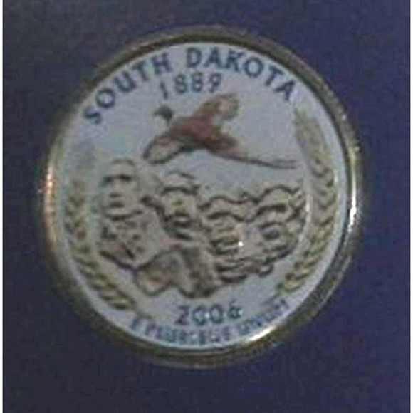 SOUTH DAKOTA COLORIZED QUARTER & FIRST DAY COVER- POSTAL COMMEMORATIVE SOCIETY - Picture 3 of 4